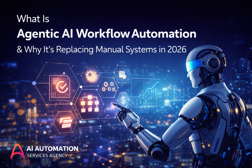 What Is Agentic AI Workflow Automation & Why It’s Replacing Manual Systems in 2026